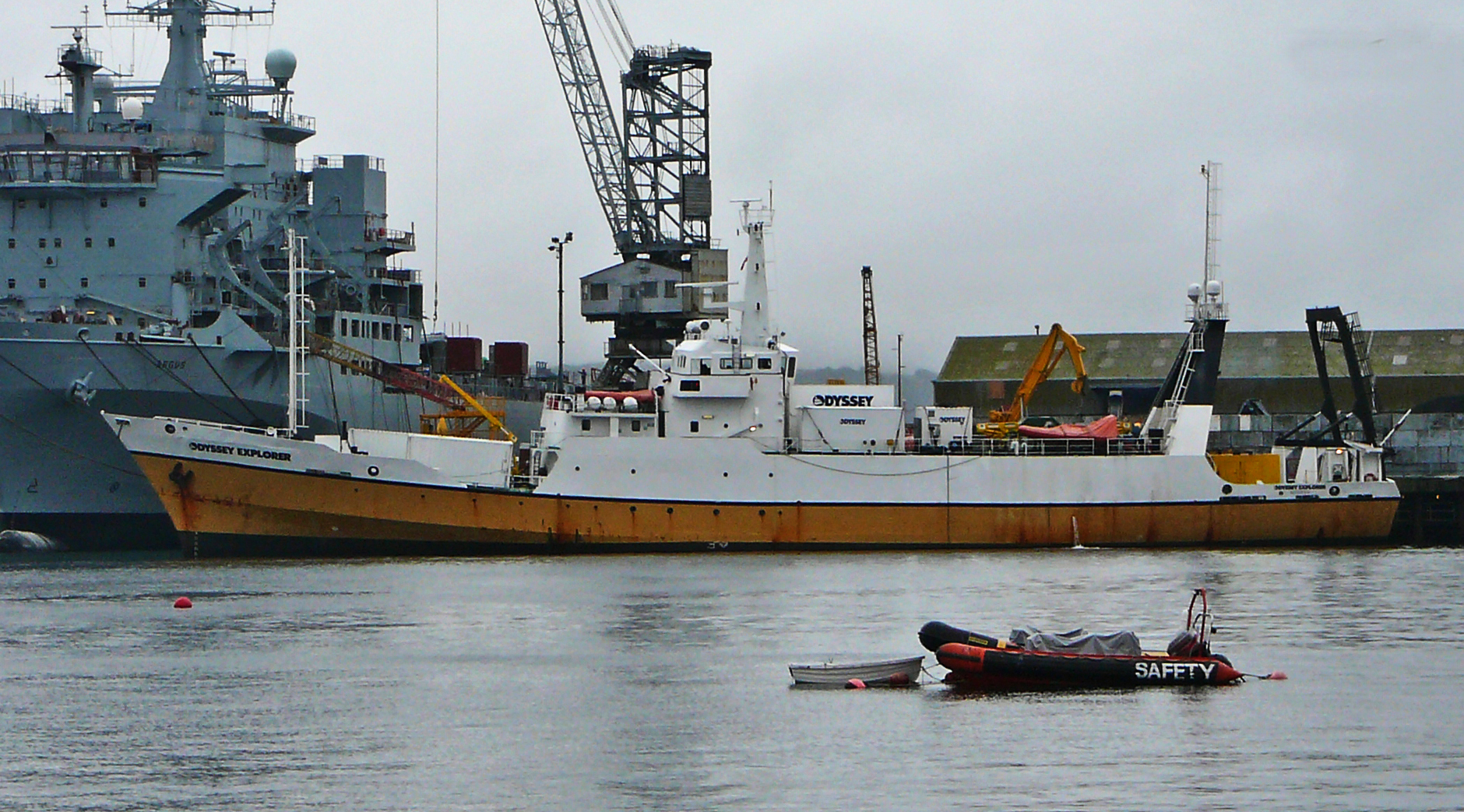 Odyssey Explorer in Falmouth Docks Wiki Commons