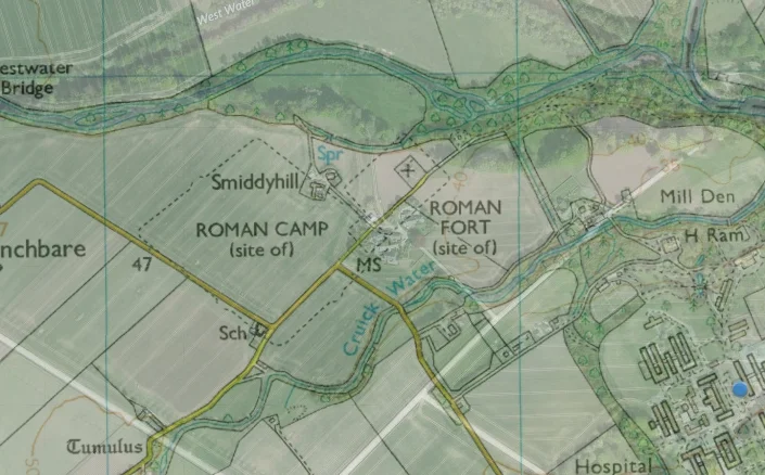Stracathro Roman Fort : Bing Maps