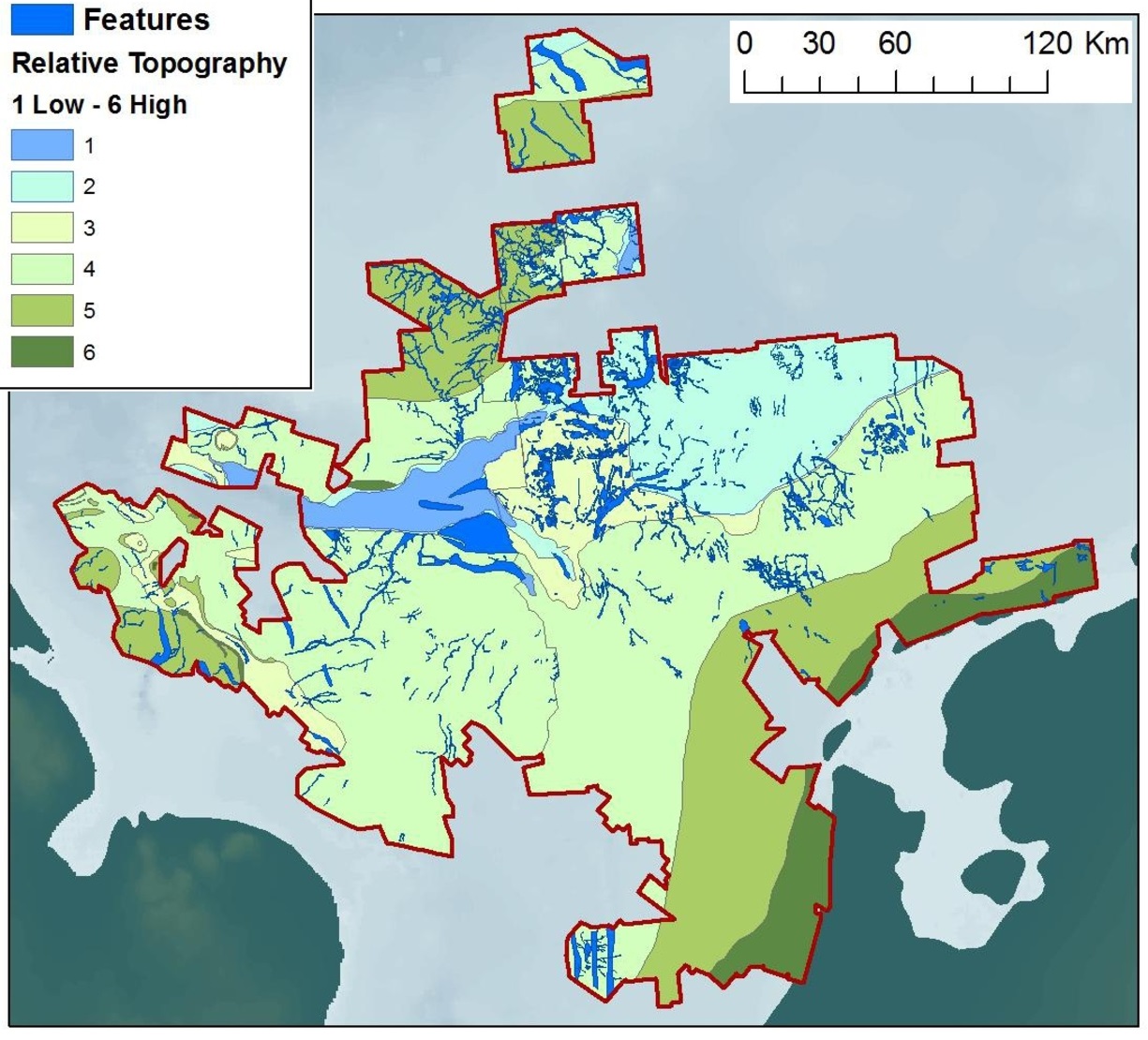Doggerland in the early Holocene (modern period). About 60% has been mapped. Vincent Gaffney