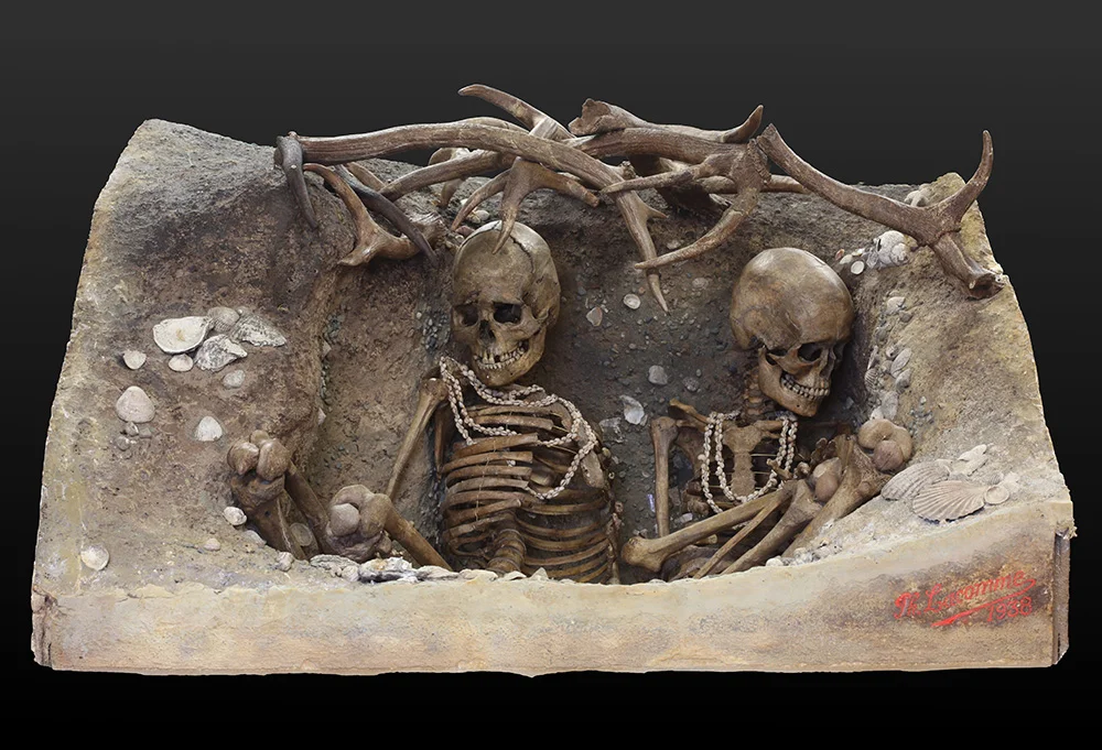 An example of a ceremonial burial: WikiPedia