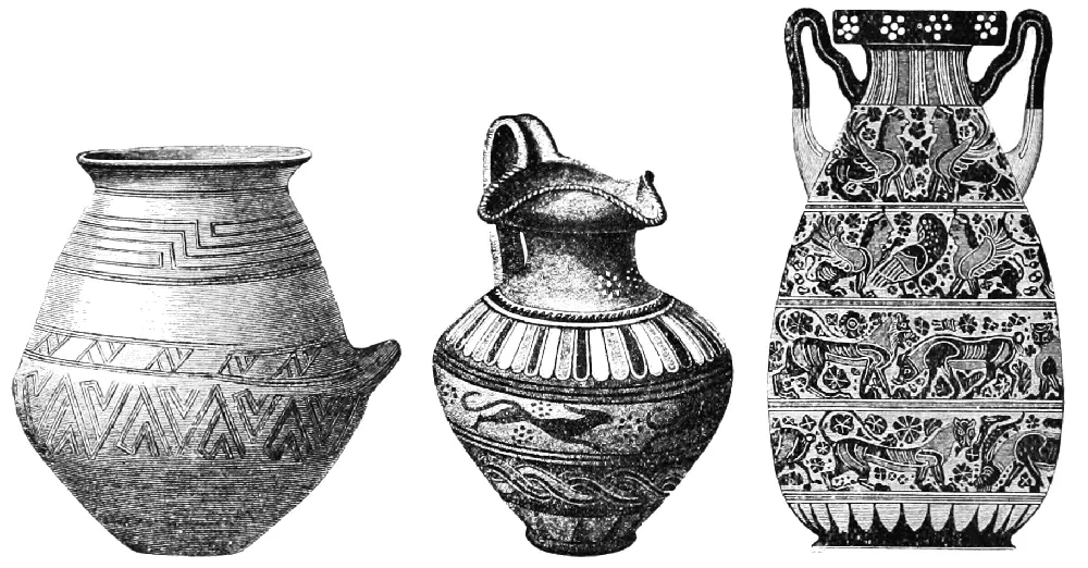 Examples of Etruscan vessels