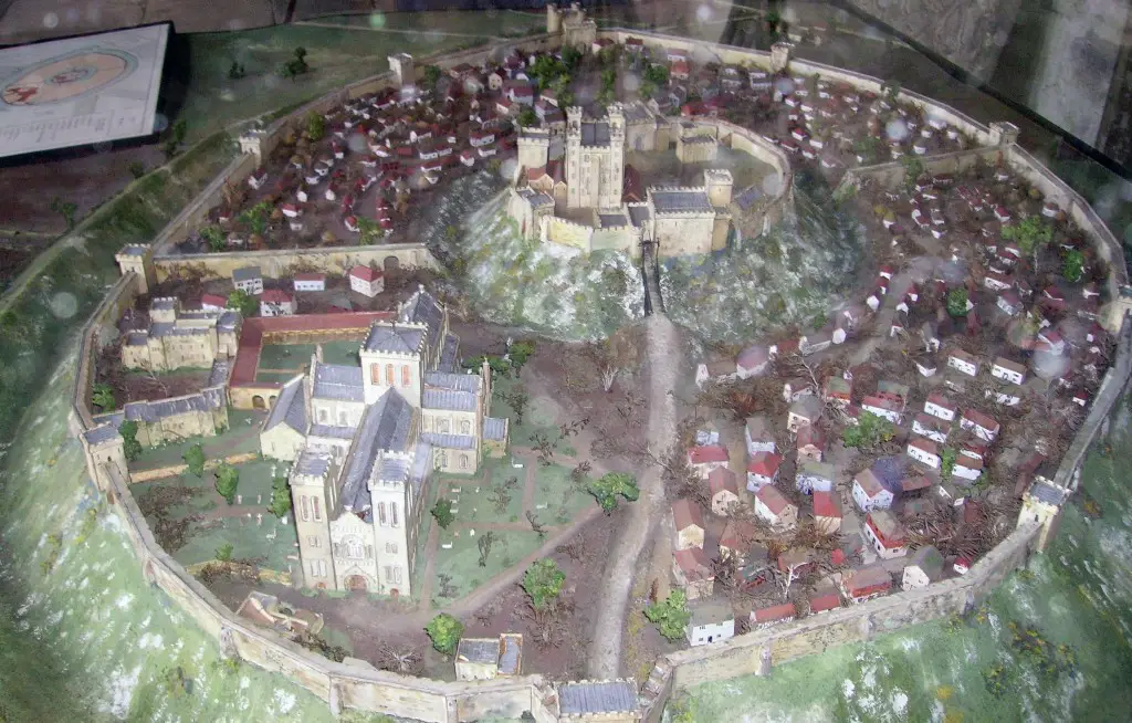 Recreation of medieval Old Sarum