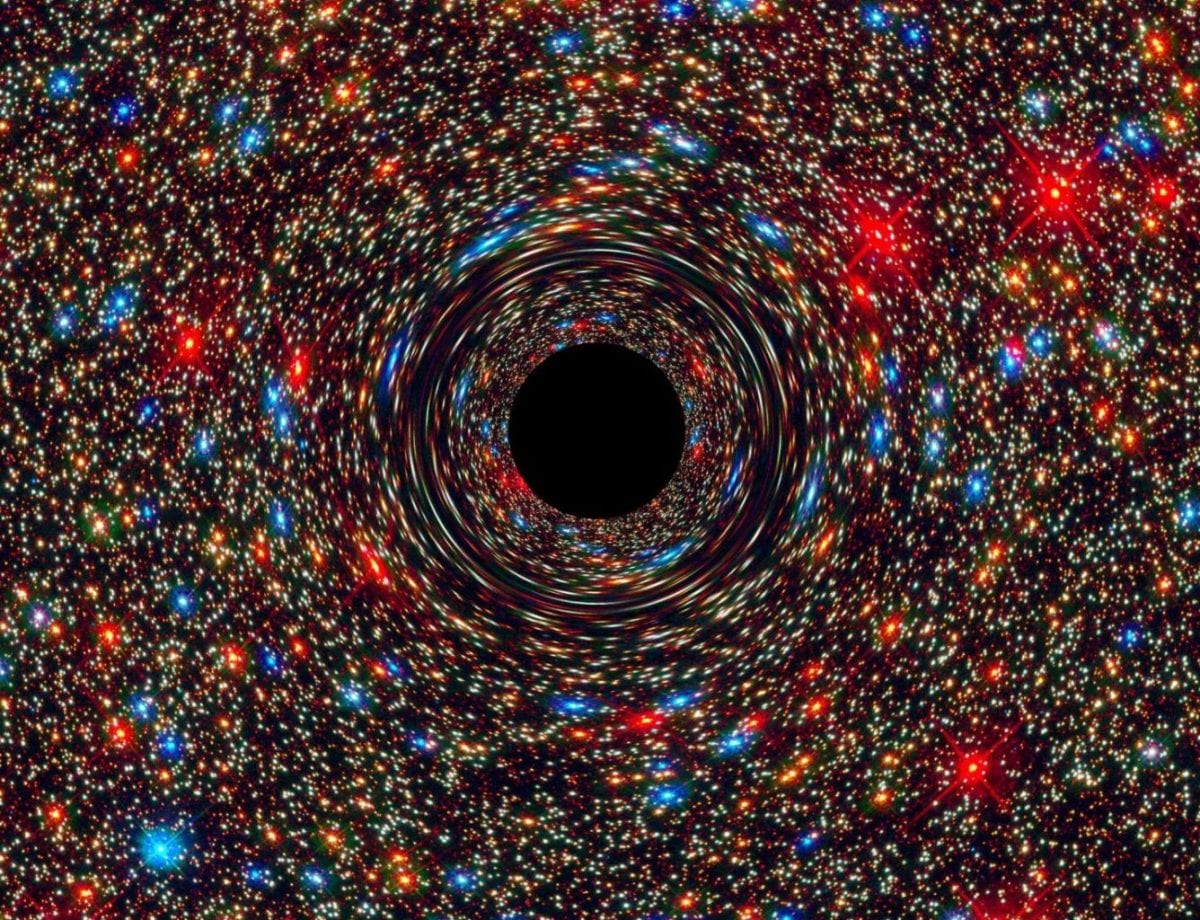 behemoth black hole found in an unlikely place