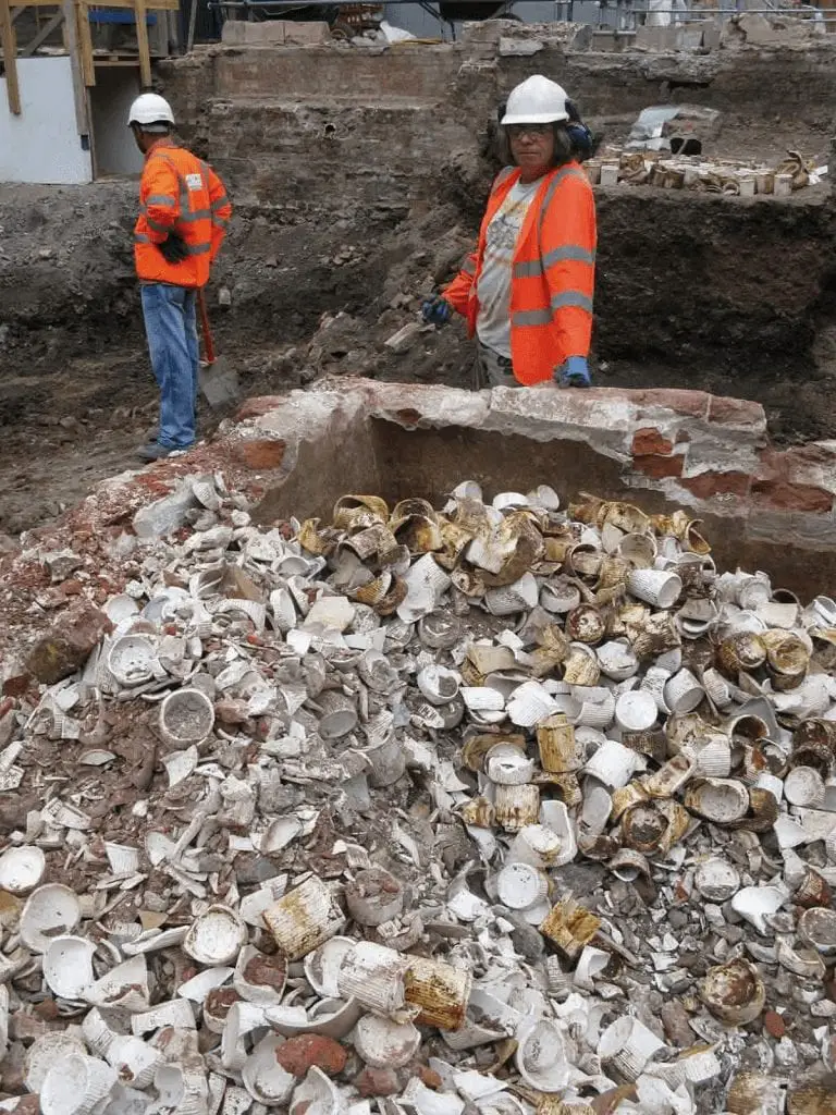 preserved in time: origins of a very british obsession with condiments discovered by mola at crossrail site