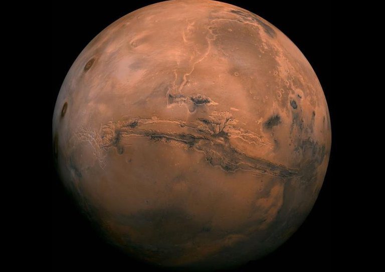 How hard did it rain on Mars?