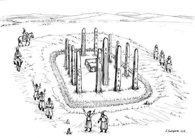 ancient turkic monument complex discovered in mongolia