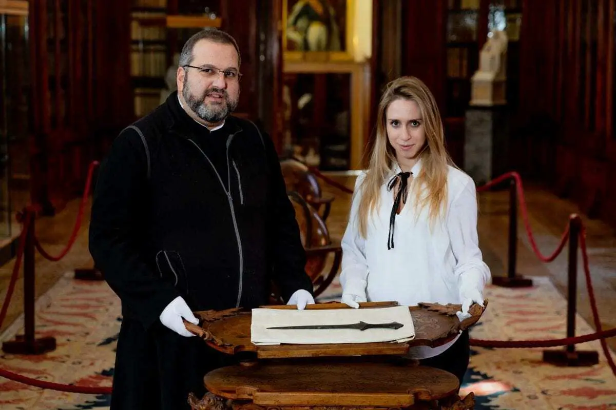 5000 year-old sword discovered in the armenian monastery of venice