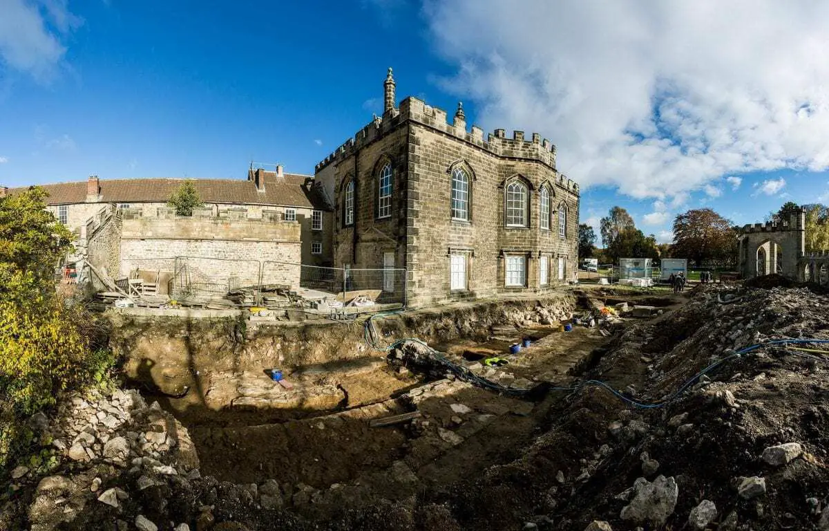 monumental medieval chapel finally uncovered