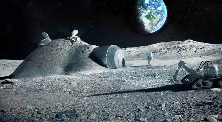 astronaut urine to build moon bases