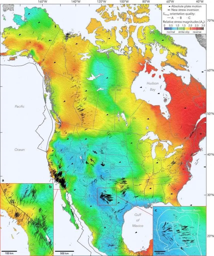 Seismic map of North America reveals geologic clues, earthquake hazards
