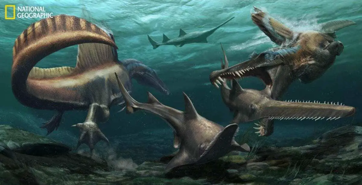 real underwater dinosaurs