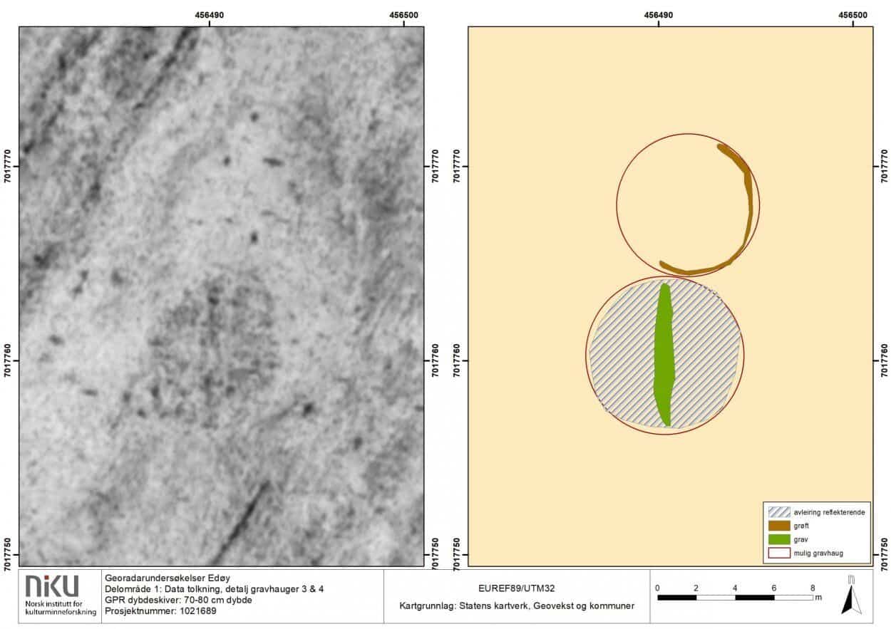 viking boat grave found on edøy island