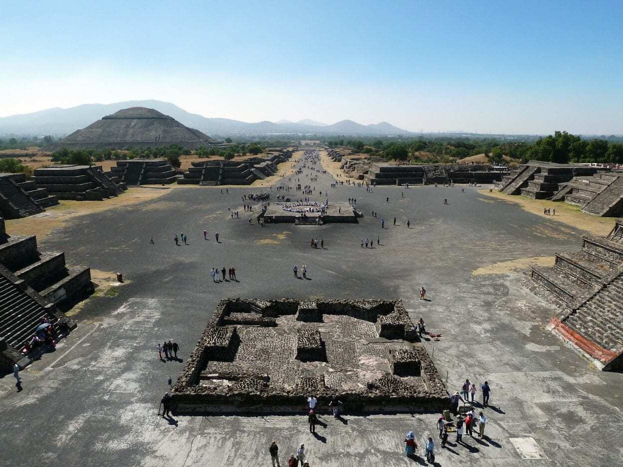 natural cave detected beneath the pyramid of the moon at teotihuacán