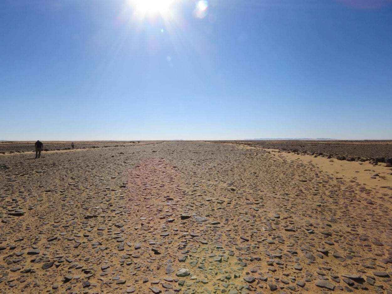 vast stone monuments constructed in arabia 7,000 years ago