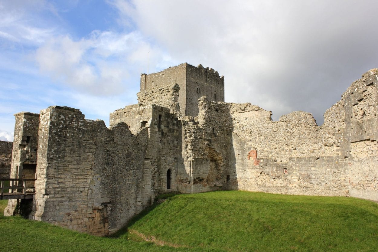 portchester castle – the roman saxon shore fort
