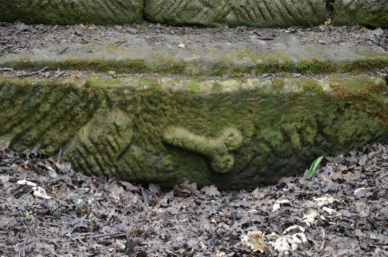 the roman penises carved into hadrian’s wall