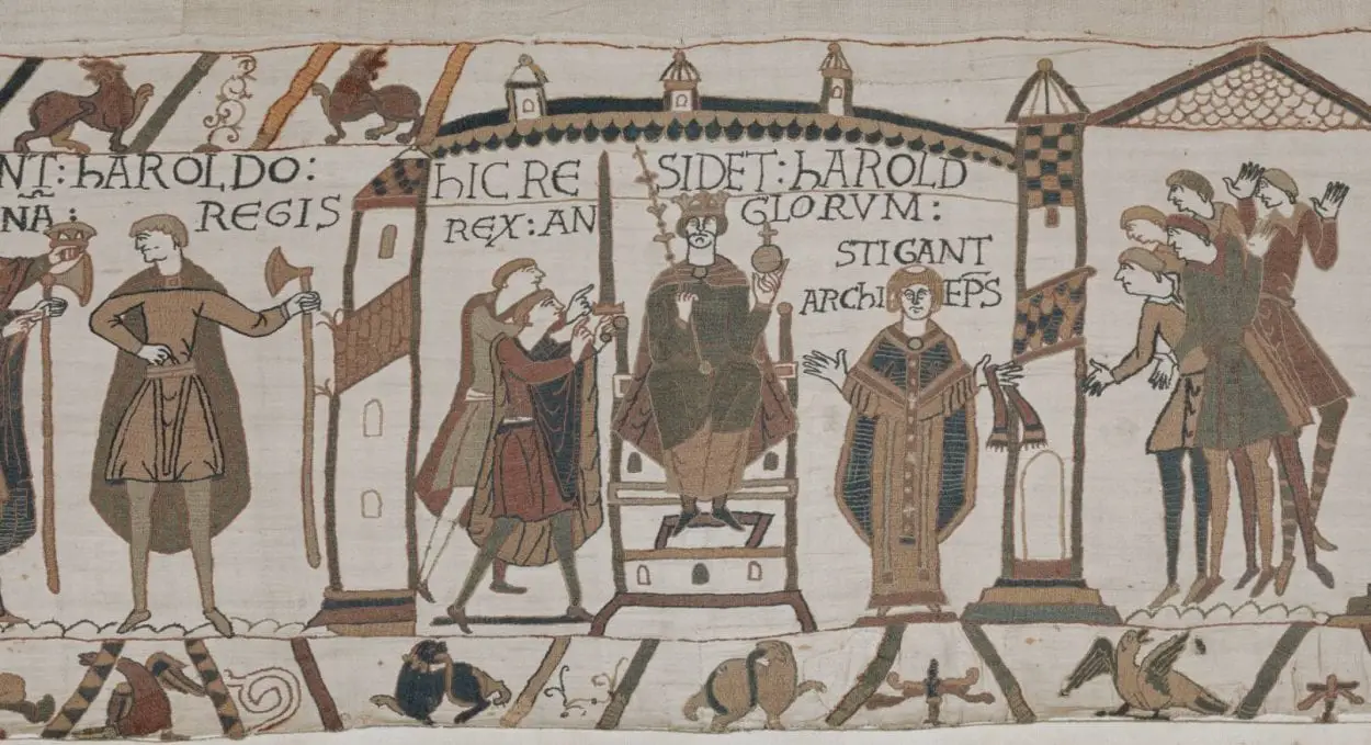 the bayeux tapestry depicting events of norman conquest goes digital