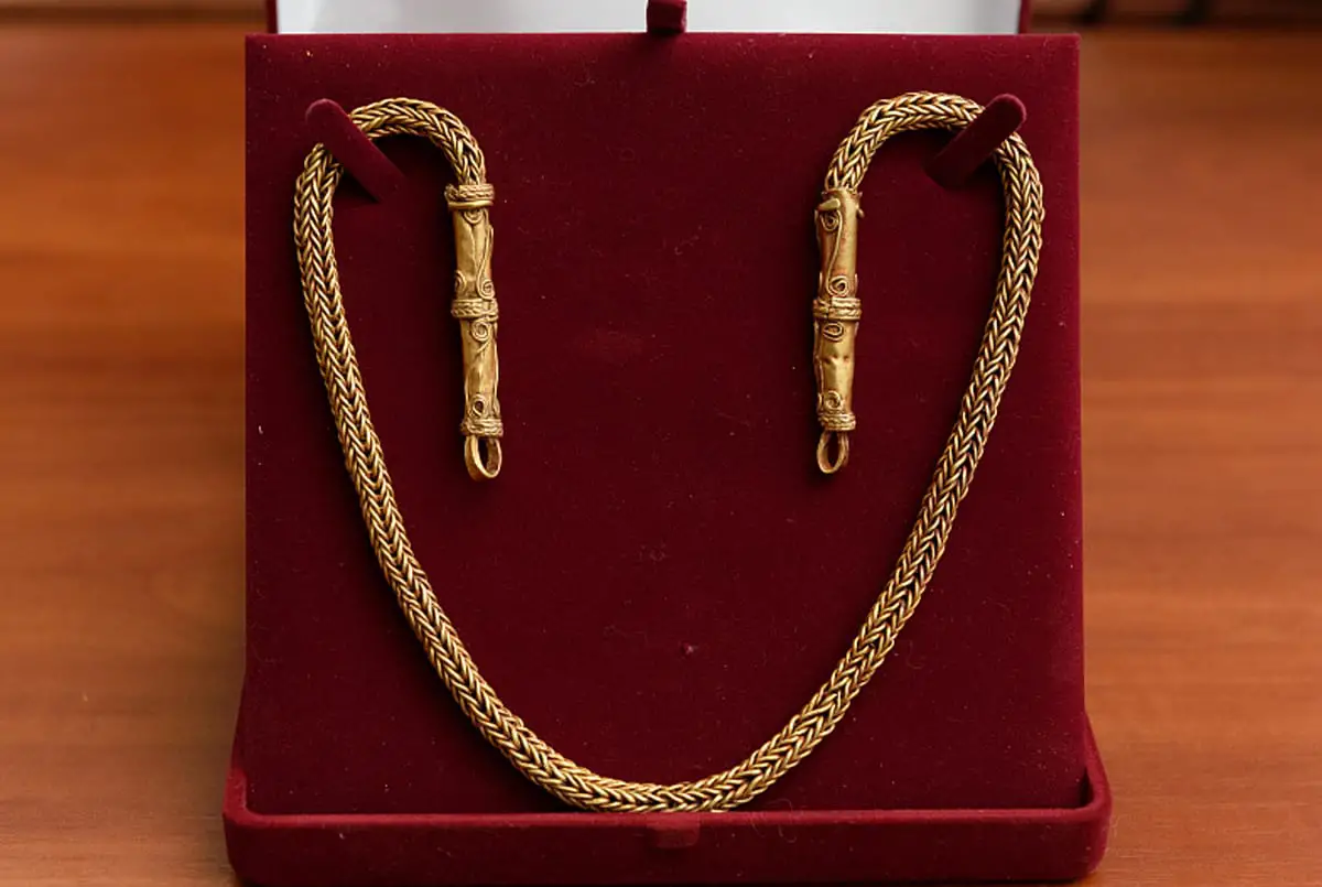 archaeologists excavate burial mound containing scythian grave goods
