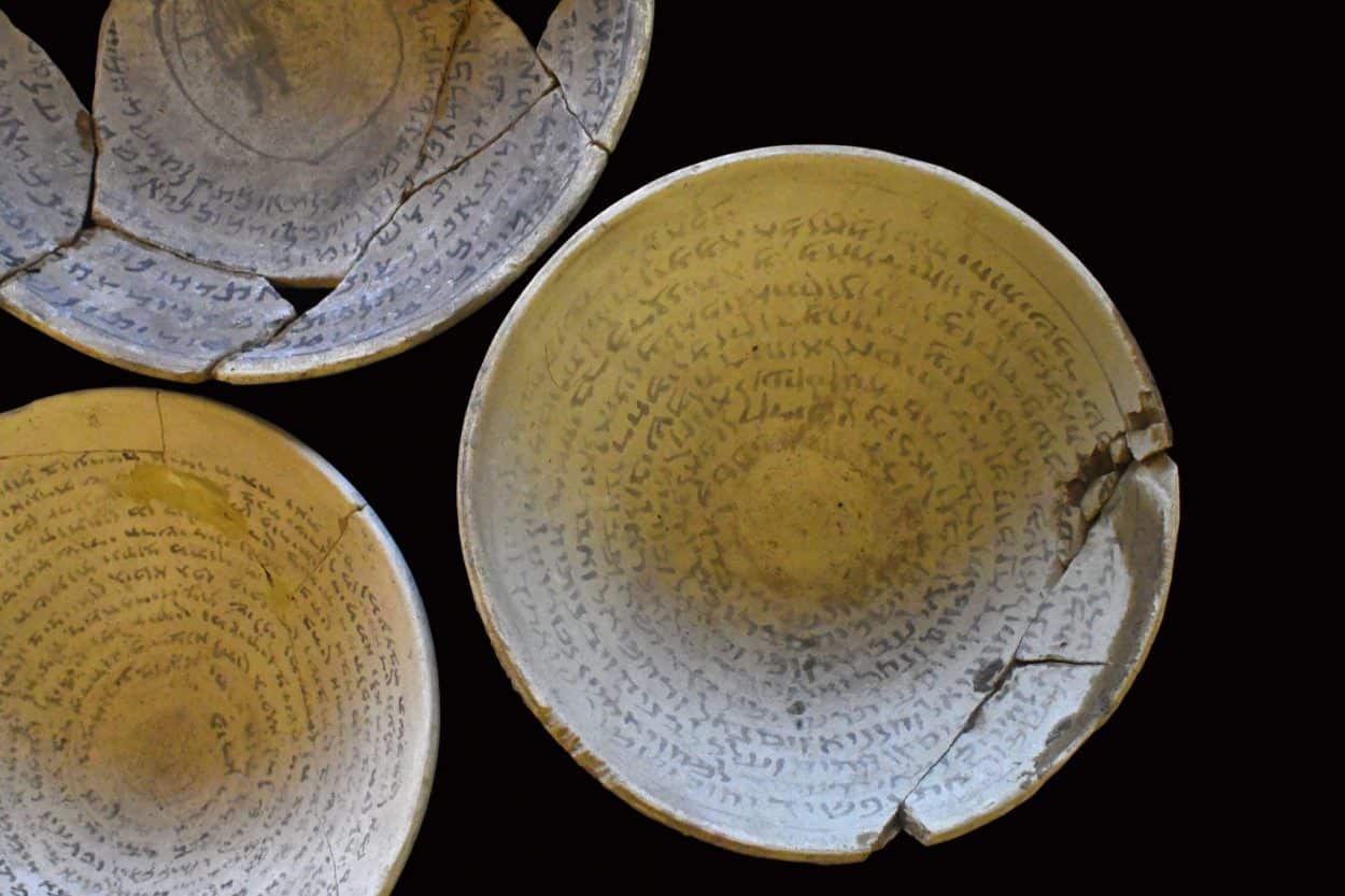 ‘magic’ bowls among trove of ancient artefacts seized in raid iaa3