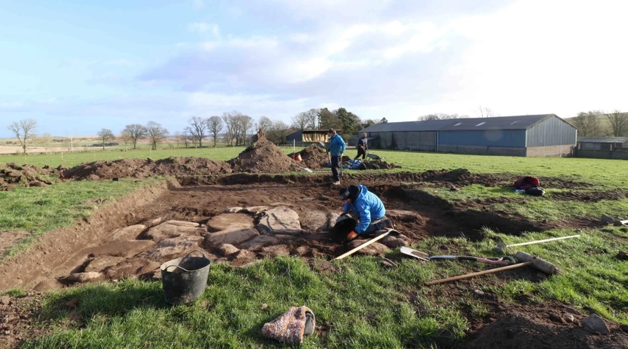 rare stone with pictish symbols found in farmers’ field picta1