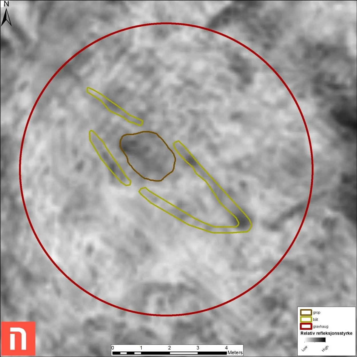survey locates boat grave from viking age NIKU2