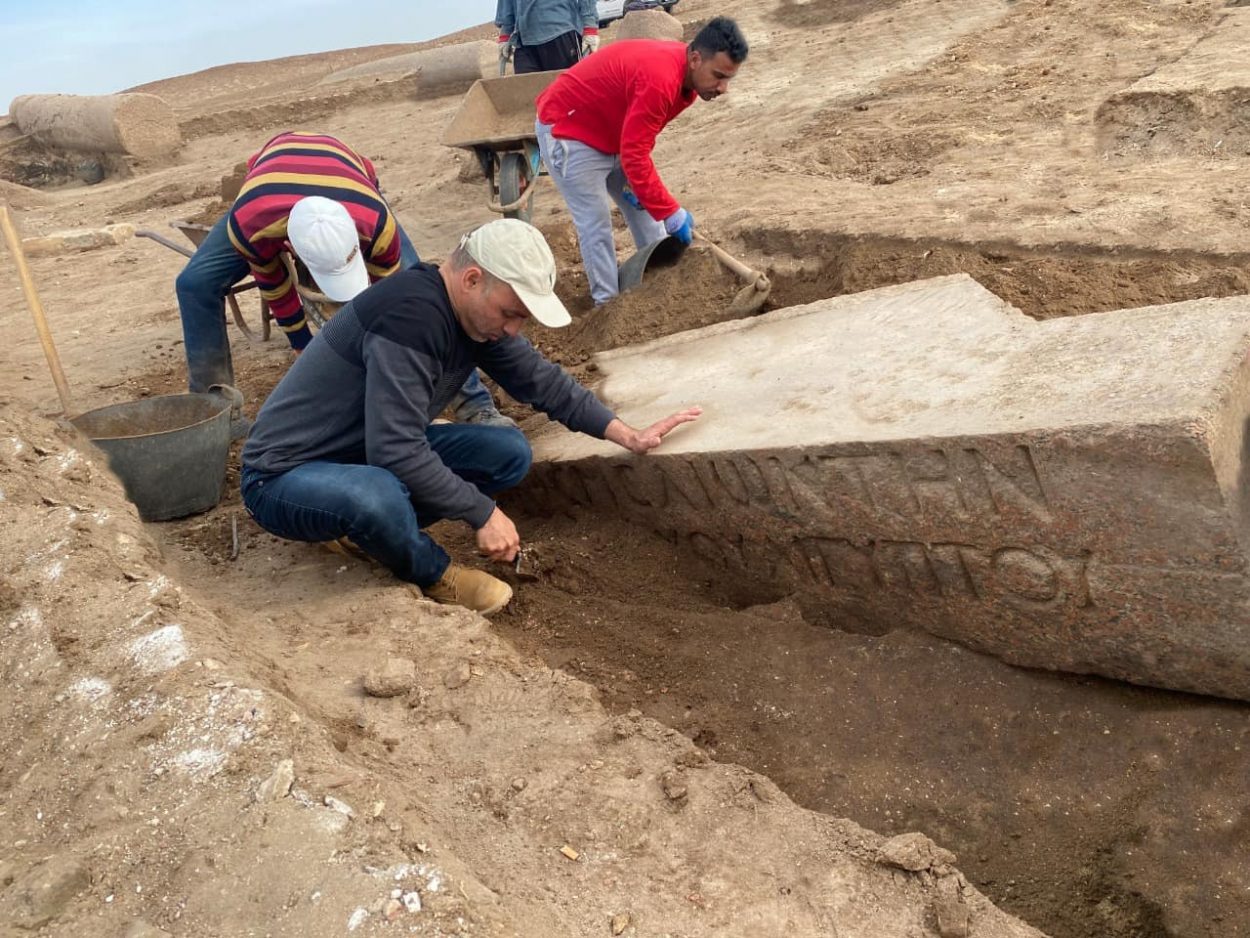 ancient temple dedicated to zeus uncovered in northern sinai temple1