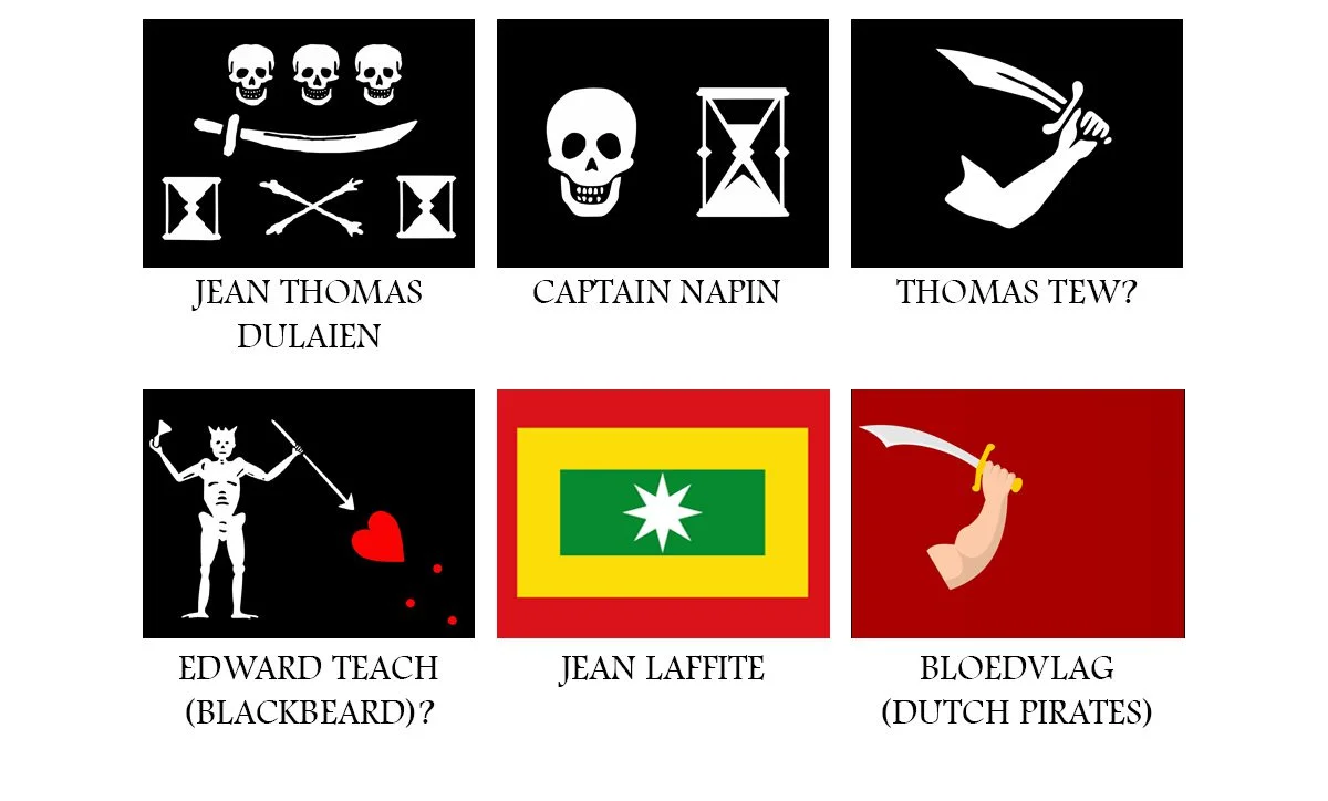 authentic pirate flags