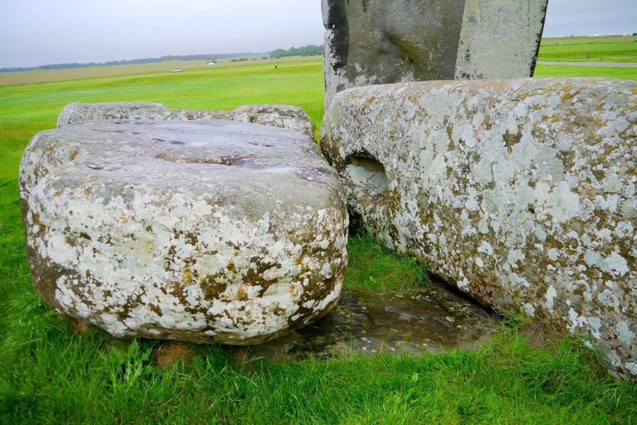 Altar Stone – Image Credit : Professor Nick Pearce, Aberystwyth University