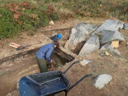 Traces of prehistoric tombs and settlements excavated on Northern Herm
